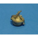 O SCALE BRASS ROUND OIL HATCH FOR LARGE SOUTHERN PACIFIC MODERN TENDERS