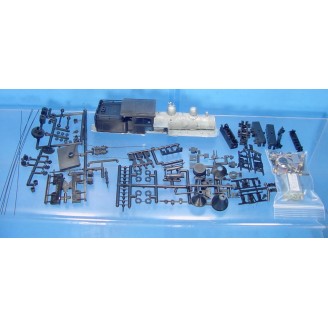 HO or HOn3 ROUNDHOUSE 2 TRUCK SHAY KIT WITH STEEL CAB