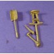 O SCALE On3 ON30 BRASS WORKING ELLIOT LOW LEVEL SWITCH STAND 