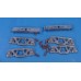O SCALE ANDREWS FREIGHT CAR TRUCKS WITH PLASTIC WHEELS
