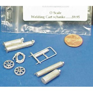 O SCALE WELDING CAR WITH TANKS