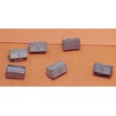 S SCALE/Sn3/Sn2 WISEMAN MODEL SERVICES DETAIL PARTS S336 RURAL MAIL BOXES QTY=2 