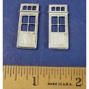 HO SCALE DOORS WITH TRANSOM