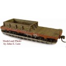 HOn3 WISEMAN MODEL SERVICES ET&WNC AND OTHERS FREIGHT CAR WOOD BODY BOLSTERS