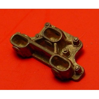 O SCALE D&RGW 3 WAY COUPLER POCKET FOR LOCOMOTIVES AND IDLER CARS