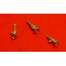 O SCALE HYDRANT STYLE GLOBE VALVES ON 1/2" PIPE, GREAT FOR BOILER TRY-COCKS AND OTHER USES