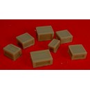 O SCALE RESIN CAST WOOD CRATE ASSORTMENT