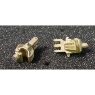 O SCALE /On3/On30 FORKED SHANK COUPLER KNUCKLES FOR LOCOMOTIVES AND TENDERS