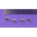 S SCALE Sn3 1/64 WISEMAN MODEL SERVICES DETAIL PARTS S364 ROOF FINNIALS 