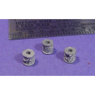 S SCALE / Sn3 DETAIL PARTS : CHAIN SPOOLS