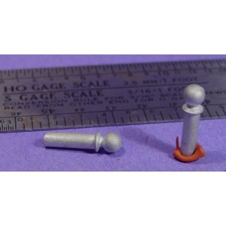 S SCALE / Sn3 DETAIL PARTS : WATER TANK ROOF FINIALS