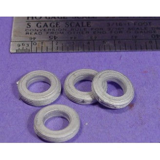 S SCALE / Sn3 DETAIL PARTS : TRUCK TIRES