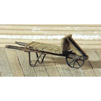 S SCALE / Sn3 DETAIL PARTS : FLATBED WHEEL BARROW CART KIT
