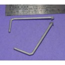 S SCALE / Sn3 DETAIL PARTS : WALL MOUNT STOVE PIPES