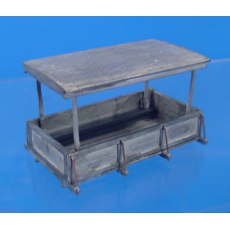 O SCALE CANOPY TRUCK BED ONLY